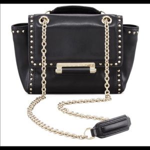 NEW DVF 440 Mini Chain Black Leather handbag
